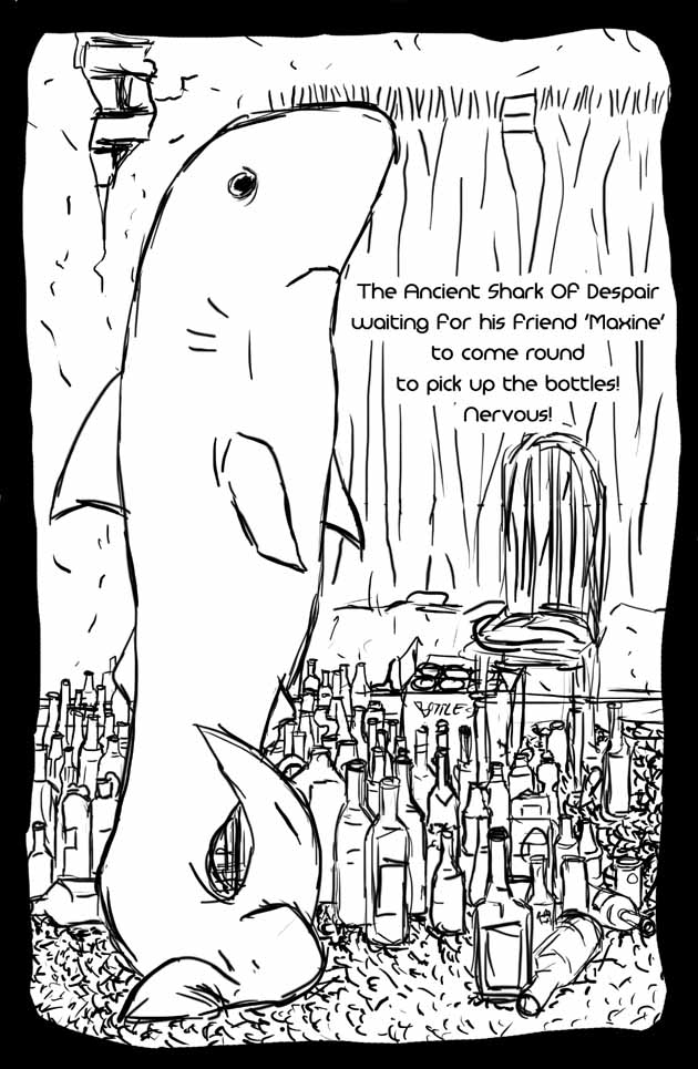 TASODfanart This is the first piece of fan art received by The Ancient Shark Of Despair. Who knows how many pieces of fan art exist? It's impossible for us to work out.